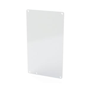 SAGINAW SCE-8P12C Subpanel, Carbon Steel, White, Powder Coat Finish | CV6XEM