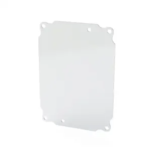 SAGINAW SCE-8P6 Subpanel, Carbon Steel, White, Powder Coat Finish | CV6XEP