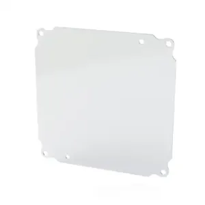 SAGINAW SCE-8P8 Subpanel, Carbon Steel, White, Powder Coat Finish | CV6XET