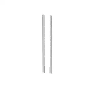 SAGINAW SCE-90FSHDPS Enclosure Heavy Duty Panel Support, 87.2 Inch Length, Carbon Steel, White, Pack Of 2 | CV6XHX