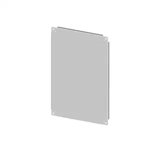 SAGINAW SCE-90P36F2 Subpanel, Half-Height, Carbon Steel, White, Powder Coat Finish | CV6XEZ