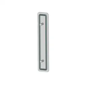 SAGINAW SCE-DCP Blank Disconnect Cover Plate, Carbon Steel, Ansi 61 Gray, Powder Coat Finish | CV6UPX