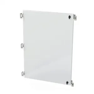 SAGINAW SCE-DF42EL30LP Swing Panel, Carbon Steel, White, Powder Coat Finish | CV6UKW