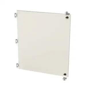 SAGINAW SCE-DF42EL36LP Swing Panel, Carbon Steel, White, Powder Coat Finish | CV6UKX