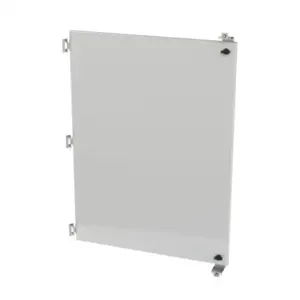 SAGINAW SCE-DF48EL36LP Swing Panel, Carbon Steel, White, Powder Coat Finish | CV6UKZ