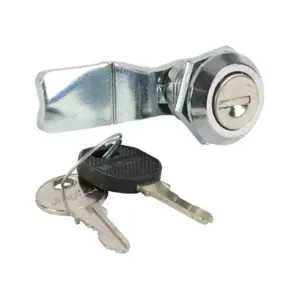 SAGINAW SCE-DLKLD Enclosure Latch, Replacement, Keylocking, 1/4-Turn, 1-Point, Die-Cast Zinc, Chrome Finish | CV6TGZ