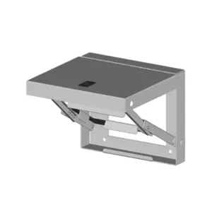 SAGINAW SCE-FS1212SS Enclosure Folding Shelf, 12 x 12 Inch Size, 304 Stainless Steel | CV6WBV