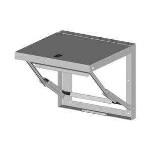 SAGINAW SCE-FS1818SS Enclosure Folding Shelf, 18 x 18 Inch Size, 304 Stainless Steel | CV6WCA
