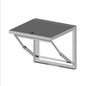 SAGINAW SCE-FS2424SS Enclosure Folding Shelf, 24 x 24 Inch Size, 304 Stainless Steel | CV6WCD