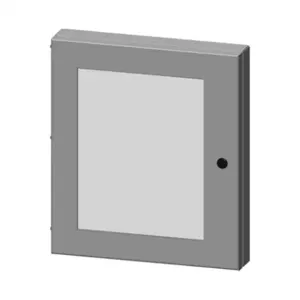 SAGINAW SCE-HWK1212 Universal Deep-Hinged Door, 12 x 12 x 2.63 Inch Size, Carbon Steel, Ansi 61 Gray | CV6PDA