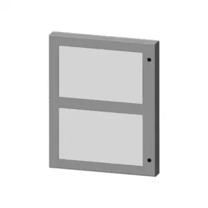 SAGINAW SCE-HWK2822 Universal Deep-Hinged Door, 28 x 22 x 2.63 Inch Size, Carbon Steel, Ansi 61 Gray | CV6PDV