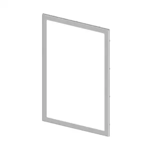 SAGINAW SCE-PWK2315NF Enclosure Window, 23.25 x 15.25 Inch Window, Uv-Resistant Polycarbonate, Carbon Steel | CV6XXH