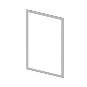 SAGINAW SCE-PWK2919NF Enclosure Window, 29.25 x 19.25 Inch Window, Uv-Resistant Polycarbonate, Carbon Steel | CV6XXK
