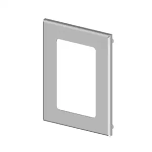 SAGINAW SCE-PWK53NF Enclosure Window, 5.25 x 3.25 Inch Window, Uv-Resistant Polycarbonate, Carbon Steel | CV6XXM