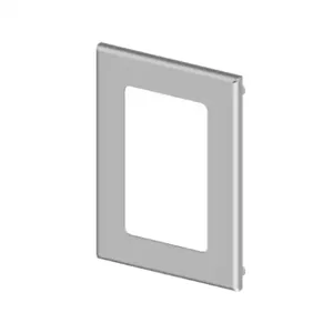 SAGINAW SCE-PWK53NFSS Enclosure Window, 5.25 x 3.25 Inch Window, Uv-Resistant Polycarbonate | CV6XXN