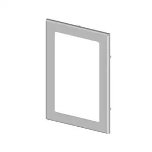 SAGINAW SCE-PWK95NF Enclosure Window, 9.25 x 5.75 Inch Window, Uv-Resistant Polycarbonate, Carbon Steel | CV6XXQ