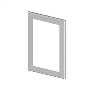 SAGINAW SCE-PWK95NFSS Enclosure Window, 9.25 x 5.75 Inch Window, Uv-Resistant Polycarbonate | CV6XXR