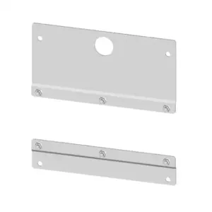 SAGINAW SCE-VRMS24 Mounting Flanges, Carbon Steel, White, Powder Coat Finish | CV6RRR