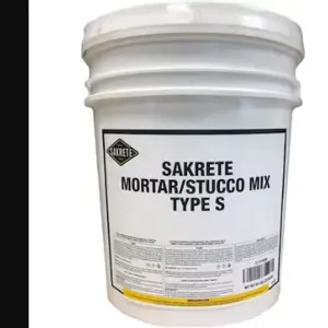 SAKRETE 120023 Masonry Mortar, 50 lb Container Size, Pail, S, 7 day Full Cure Time, Mortar | CT9RPG 326ZA7