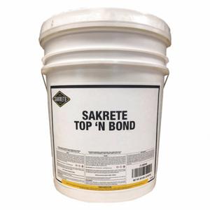SAKRETE 120032 Concrete Repair Compound, Top N Bond, Cement, 50 Lb Container Size, Pail, Gray | CT9RNX 39UV48