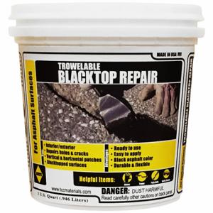 SAKRETE 120038 Asphalt Repair Compound, Trowelable Blacktop Repair, Limestone Asphalt Mix, Pail, Black | CT9RNU 39UV61