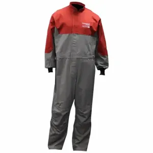 SALISBURY ACCA20RG4X Coverall, 20 Cal/Sq Cm ATPV, Unisex, 4Xl, Regular, 60 Inch | CT9RVT 797TT5