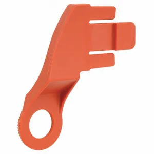 SALISBURY AS-NZCLIP Hard Hat Left And Right Clip, Molded Plastic, Orange | CJ2KJN 54EN99