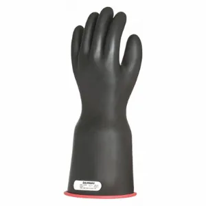 SALISBURY E114BCRB/9 Electrical Insulating Gloves, 7500V AC / 11,250V DC, Bell Cuff, Black/Red | CJ2CBB 44G547