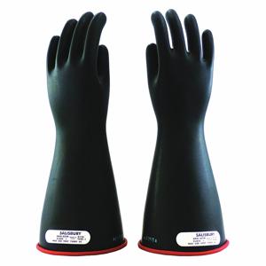 SALISBURY E114YB/10 Elektrisch isolierende Handschuhe, 7500 V AC / 11,250 V DC, 14 Zoll Länge, gerade Manschette | CJ2CDV 44G558