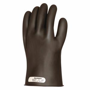 SALISBURY E0011B/12 Elektrisch isolierende Handschuhe, 500 V AC / 750 V DC, 11 Zoll Länge, gerade Manschette, Schwarz | CJ2CEH 44F818