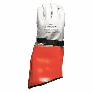 SALISBURY ILP7C/8 Electrical Glove Protector, Straight Thumb, 16 Inch Length, Orange/White | CJ2BXD 44F942