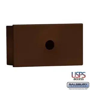 SALSBURY INDUSTRIES 1080ZU Key Keeper, 6 x 3.25 x 2 Inch Size, Bronze, Surface Mounted | CE7JMT