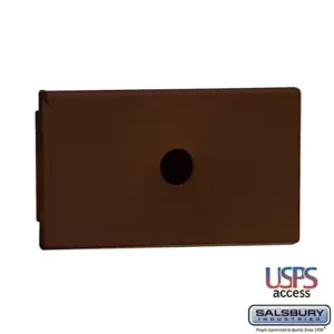 SALSBURY INDUSTRIES 1090ZU Key Keeper, 6 x 3.25 x 2 Inch Size, Bronze, Recessed Mounted | CE7HET