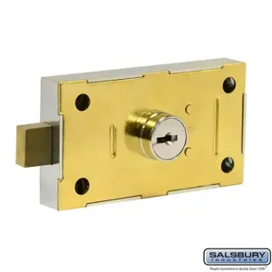 SALSBURY INDUSTRIES 1095 Commercial Lock, 3.5 x 2 x 0.75 Inch Size | CE7EVM