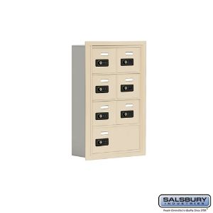SALSBURY INDUSTRIES 19045-07SRC Cell Phone Storage Locker, 16.25 x 24.25 x 5.75 Inch Size, 4 Door High | CE7FCF