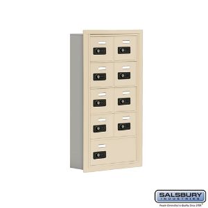 SALSBURY INDUSTRIES 19055-09SRC Cell Phone Storage Locker, 16.25 x 29.75 x 5.75 Inch Size, 5 Door High | CE7FHX