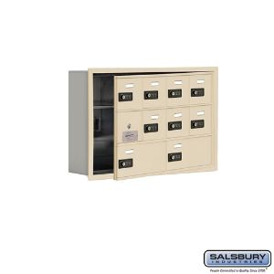 SALSBURY INDUSTRIES 19135-10SRC Handy-Aufbewahrungsfach, 29.25 x 18.75 x 5.75 Zoll Größe, 3 Türen hoch | CE7FXU