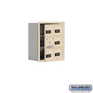 SALSBURY INDUSTRIES 19138-06SRC Cell Phone Storage Locker, 16.25 x 18.75 x 8.75 Inch Size, 3 Door High | CE7FZL
