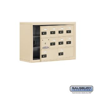 SALSBURY INDUSTRIES 19138-10SSC Cell Phone Storage Locker, 30.5 x 20 x 9.25 Inch Size, 3 Door High, Sandstone | CE7GAC