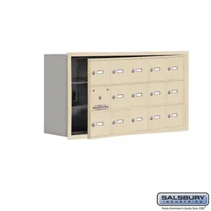 SALSBURY INDUSTRIES 19138-15SRK Cell Phone Storage Locker, 35.75 x 18.75 x 8.75 Inch Size, 3 Door High | CE7FYW