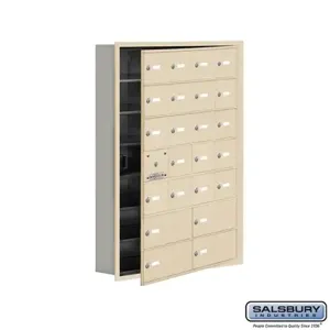 SALSBURY INDUSTRIES 19175-24SRK Cell Phone Storage Locker, 29.25 x 40.75 x 5.75 Inch Size, 7 Door High | CE7GQC