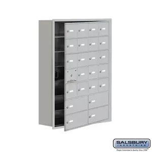 SALSBURY INDUSTRIES 19178-24 Cell Phone Storage Locker, 29.25 x 40.75 x 8.75 Inch Size, 7 Door High | CE7GTH