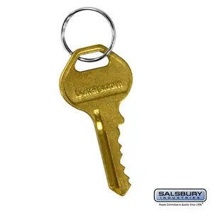 SALSBURY INDUSTRIES 19916 Master Control Key, 0.75 x 1.75 x 0.25 Inch Size | CE7HGA