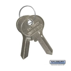 SALSBURY INDUSTRIES 19929 Schlüsselrohlinge, 3 x 3 x 1 Zoll Größe, Packung mit 50 Stück | CE7HEP