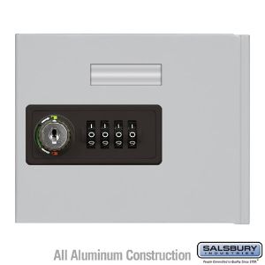 SALSBURY INDUSTRIES 19951C-ALM Replacement Door and Lock, 6.5 x 5.25 x 0.15 Inch Size, Aluminium | CE7JKQ