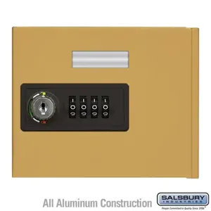 SALSBURY INDUSTRIES 19951C-GLD Replacement Door and Lock, 6.5 x 5.25 x 0.15 Inch Size | CE7JKT