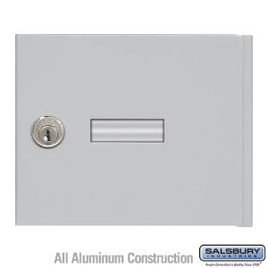 SALSBURY INDUSTRIES 19951K-ALM Replacement Door and Lock, 6.5 x 5.25 x 0.15 Inch Size, Aluminium | CE7JKG