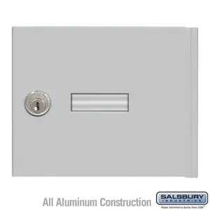 SALSBURY INDUSTRIES 19951K-ALM Replacement Door and Lock, 6.5 x 5.25 x 0.15 Inch Size, Aluminium | CE7JKG