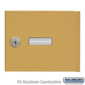 SALSBURY INDUSTRIES 19951K-GLD Replacement Door and Lock, 6.5 x 5.25 x 0.15 Inch Size | CE7JKJ