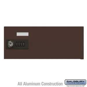 SALSBURY INDUSTRIES 19952C-BRZ Replacement Door and Lock, 13 x 5.25 x 0.15 Inch Size, Bronze | CE7JKW